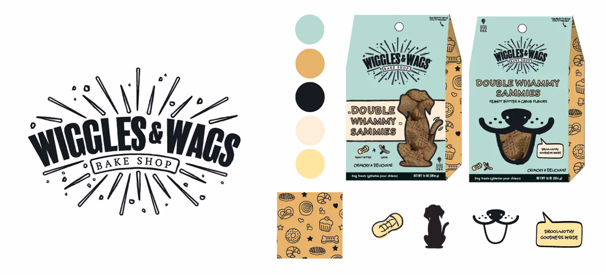 Wiggles & Wags – final work detail 3